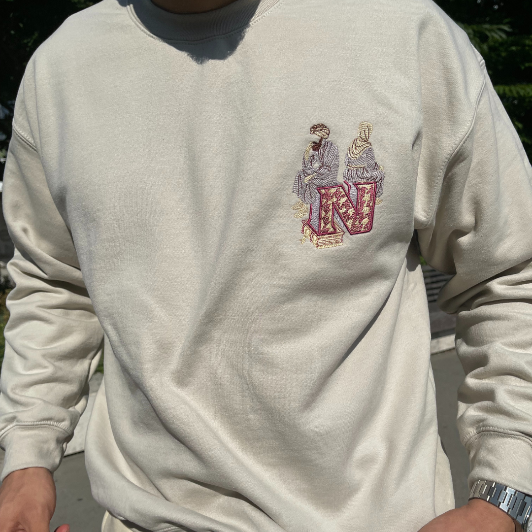 Sweat col rond Blanc - N