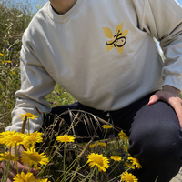 Sweat col rond Sable - "HOB" (en réduction)