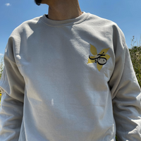 Sweat col rond Sable - "HOB" (en réduction)