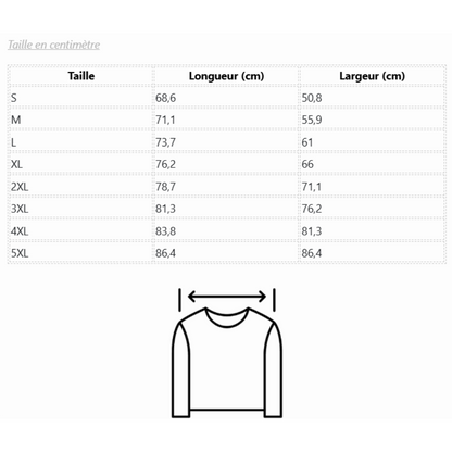 Sweat col rond Blanc - Nuit Nomade