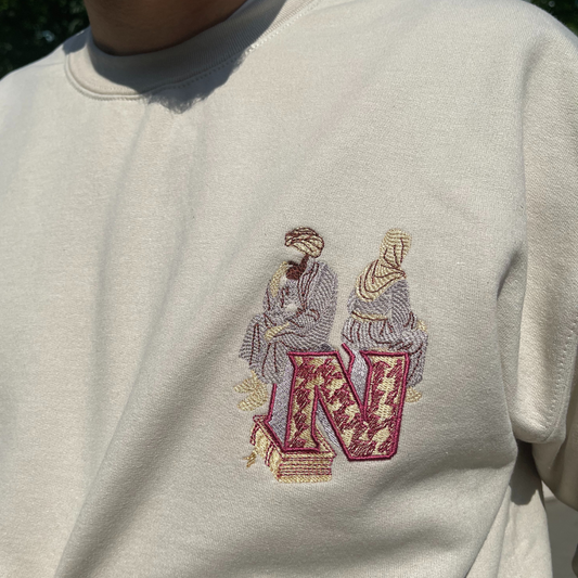 Sweat col rond Blanc - N