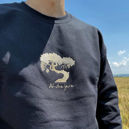 Sweat col rond Noir - Al shajaraa