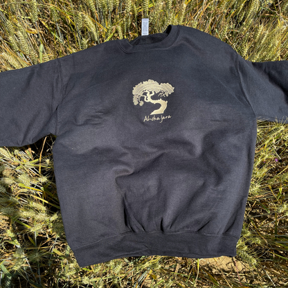 Sweat col rond Noir - Al shajaraa