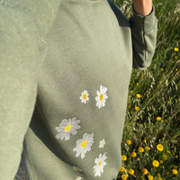 Sweat col rond - "FLEURS"