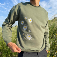 Sweat col rond - "FLEURS"