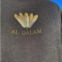 Sweat col rond Gris foncé - "AL QALAM" (en réduction)